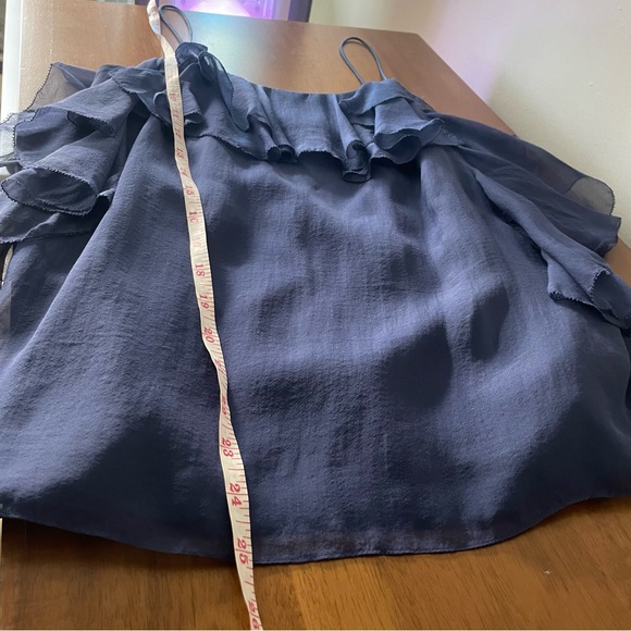 W17 REBECCA TAYLOR Silk Top - Picture 6 of 7